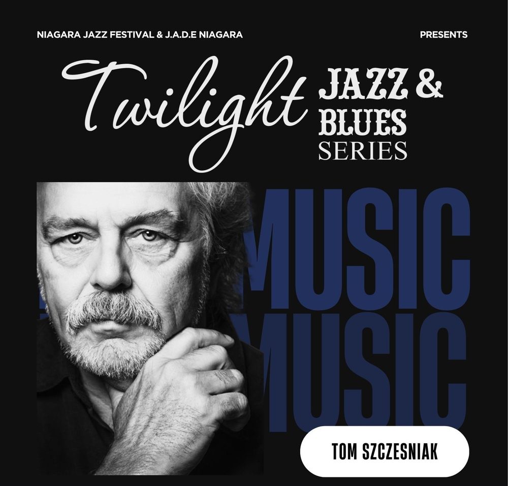 Poster for Twilight Jazz and Blues: the Tom Szczesniak Trio